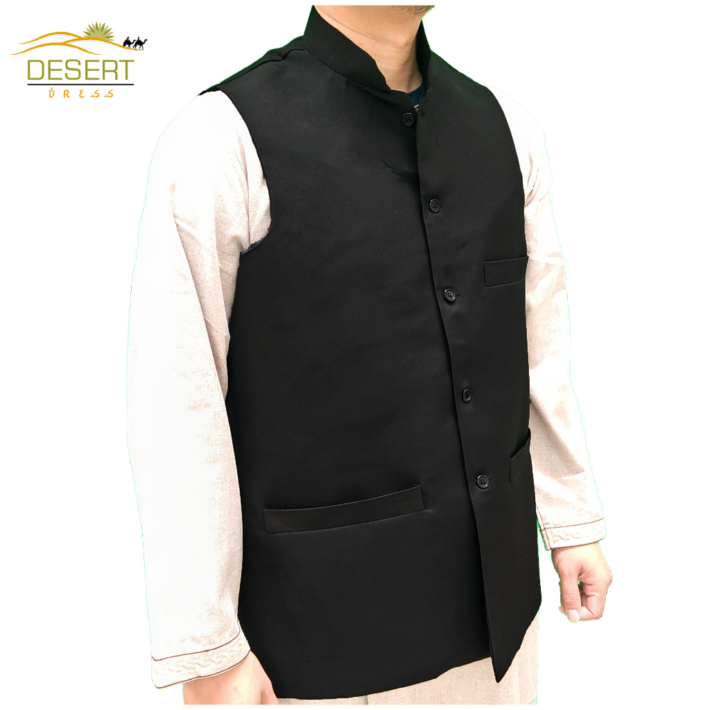 Afghani Waistcoat Formal Business Suit Vest Wedding Coat Wasket ...