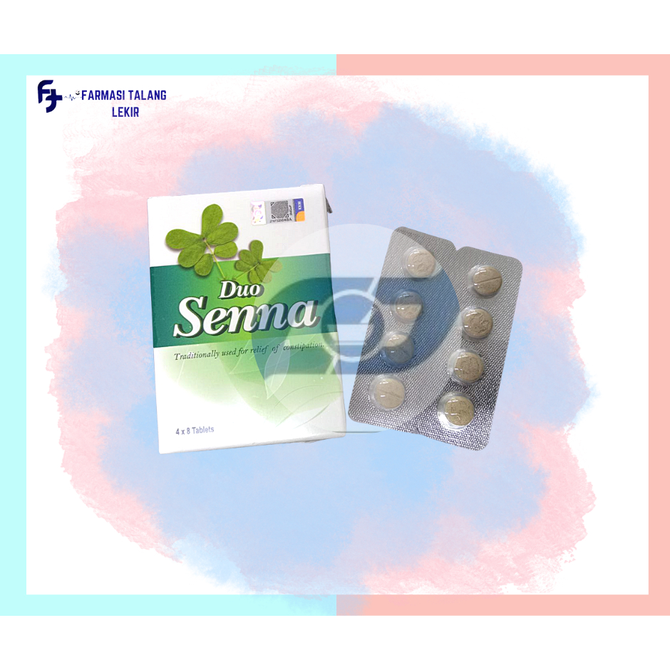 DUO SENNA (SENNA LEAF TABLET FOR CONSTIPATION) Shopee Malaysia