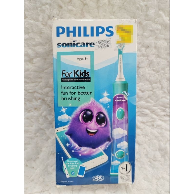 Philips Sonicare for Kids Sonic Electric Toothbrush ( HX6321/03 ) (box ...