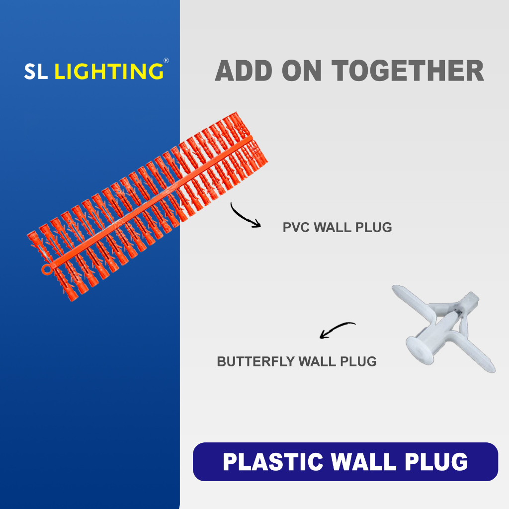PLASTIC WALL PLUG PVC BUTTERFLY WALL PLUG Shopee Malaysia