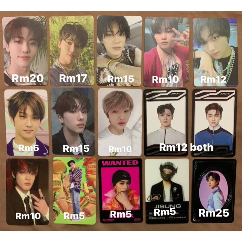 WTS NCT DREAM SKZ OFFICIAL PHOTOCARDS | Shopee Malaysia