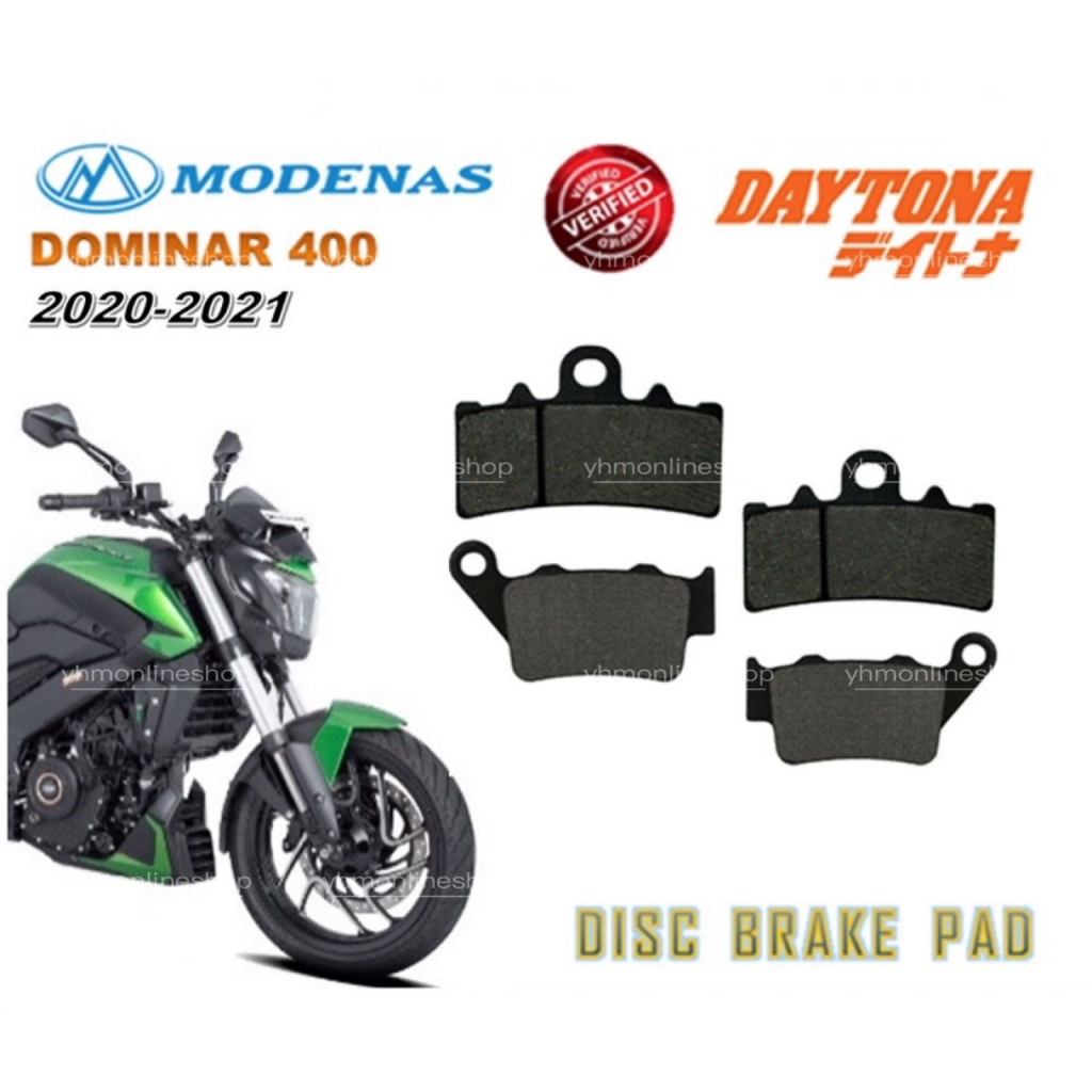 Modenas Disc Brake Pads Dominar 400 (2020) Shopee Malaysia