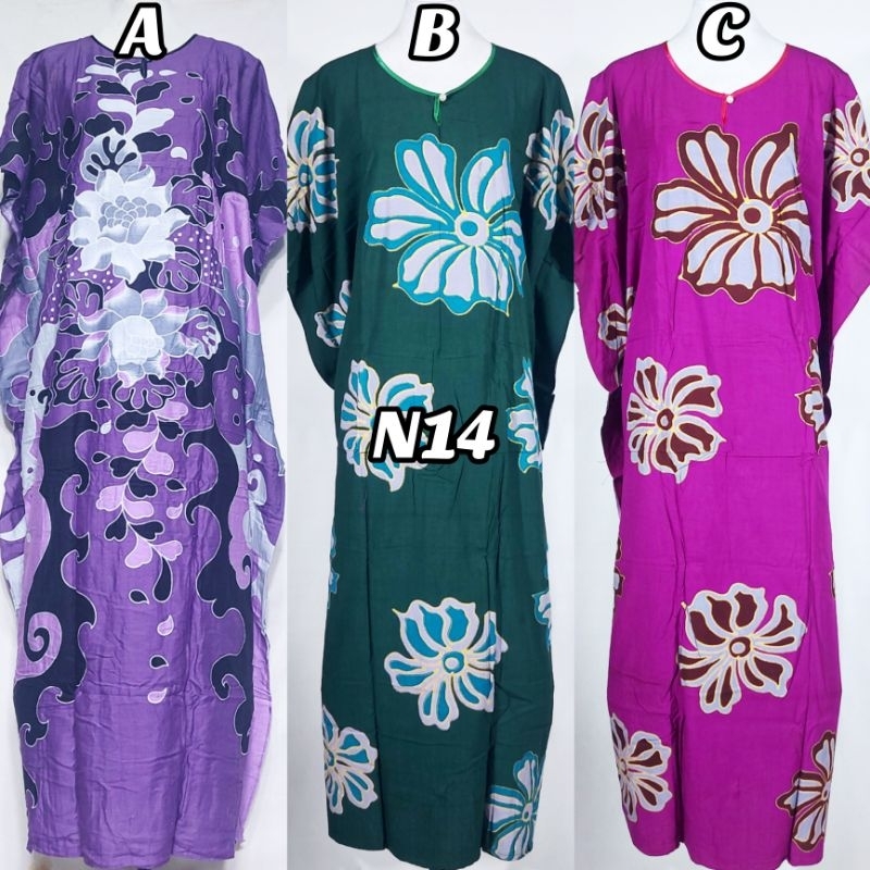 100 Cotton Kaftan Batik Terengganu Kaftan Batik Trg Baju Tidur