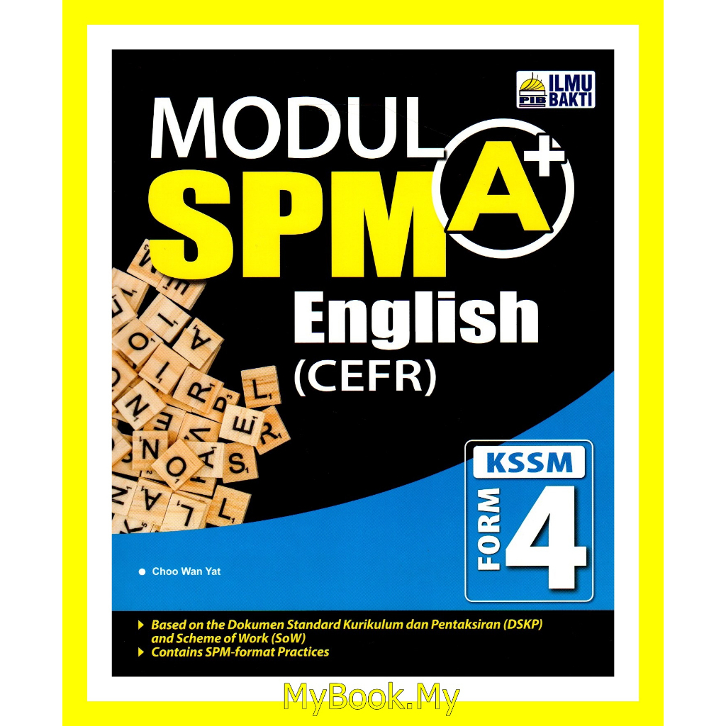 *BARU* MyB Buku Latihan : Modul A+ SPM KSSM Tingkatan 4 - English CEFR ...