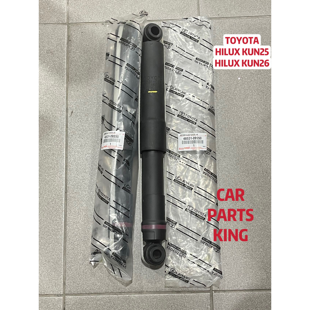 100 Original Toyota Hilux Kun25 Kun26 Rear Shock Absorber 1 Set 2 Pcs Rm136 Shopee 3465