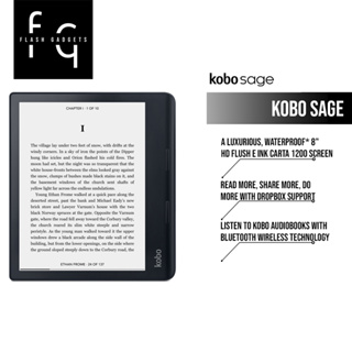 Rakuten Kobo Sage 8-inch eReader + Free 20,000 eBooks