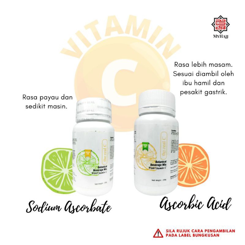 Vit C Ascorbic Acid Vitamin C The real C Sodium Ascorbate Shopee Malaysia