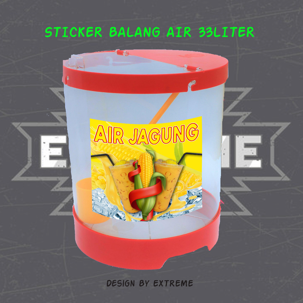 STICKER BALANG AIR JAGUNG SBAJ003 (Size 12inci) Shopee Malaysia