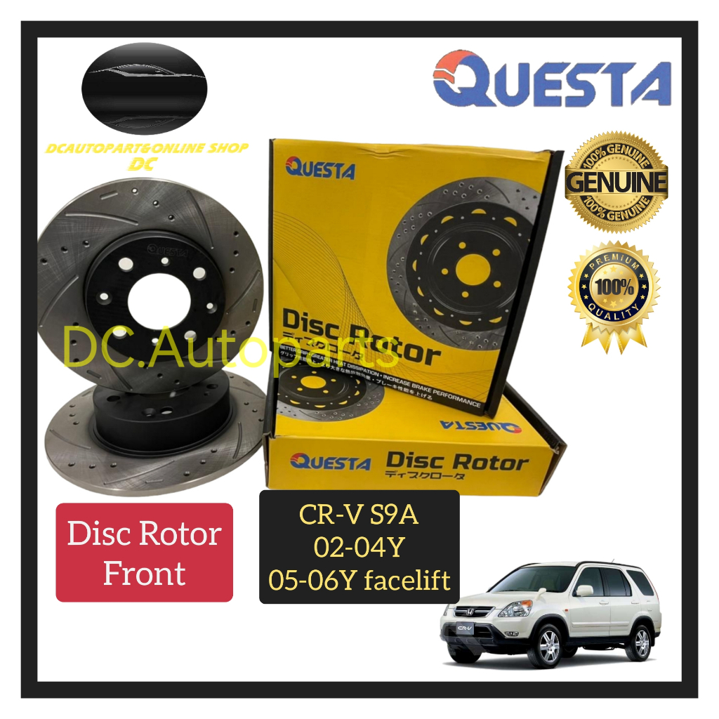 QUESTA HONDA CRV CR-V S9A 2002-2004 / 2005-2006 FACELIFT SPORT BRAKE ...