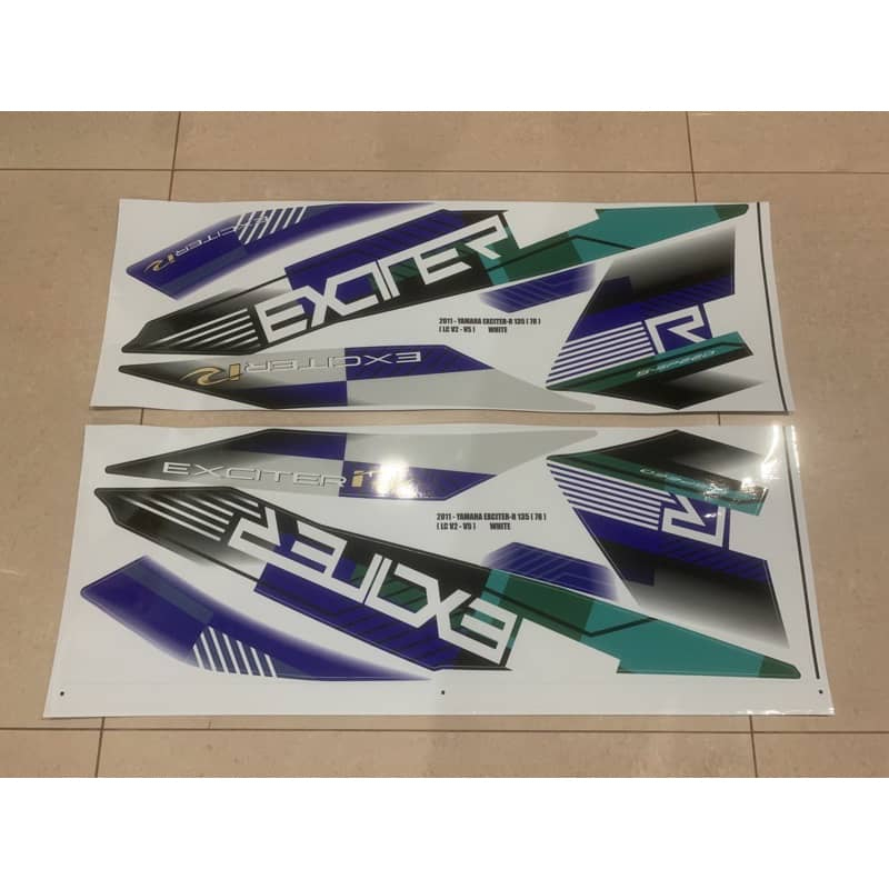 Yamaha LC 135 Sticker Exciter R Vietnam V2 V3 V4 V5 V6 V7 LC Stripe