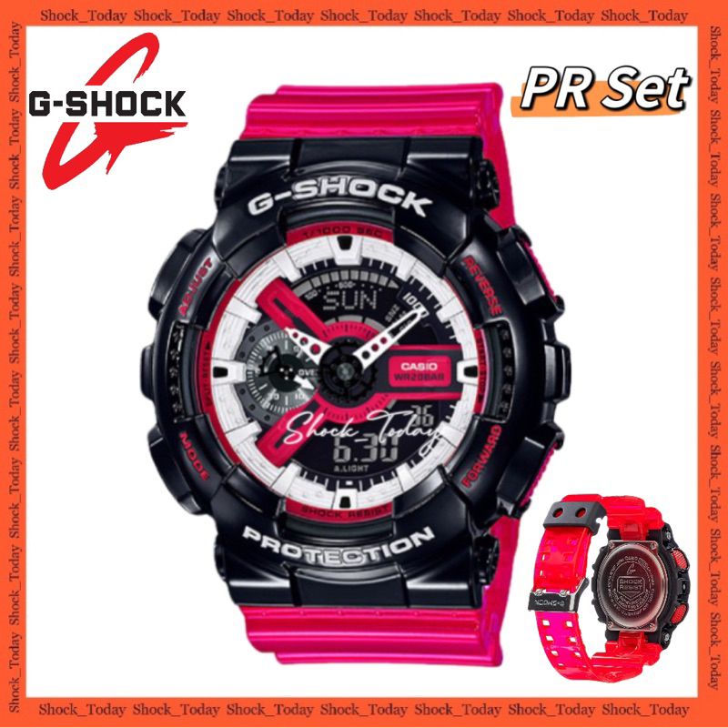 Ready Stock] Casio G-Shock GA110RB-1A / GA110RB1 / PR Set | Shopee