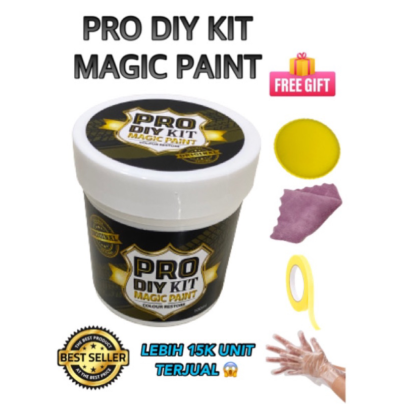 [BUY 1 FREEGIFT 5] PRO DIY KIT Magic Paint Black Plastic Trim Restorer Back to Black