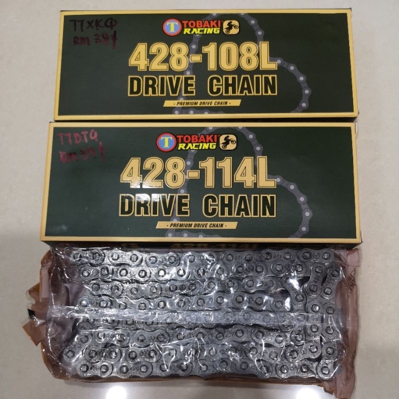 TOBAKI CHAIN rantai 428 100% ORIGINAL BRAND TOBAKI HIGH QUALITY ...
