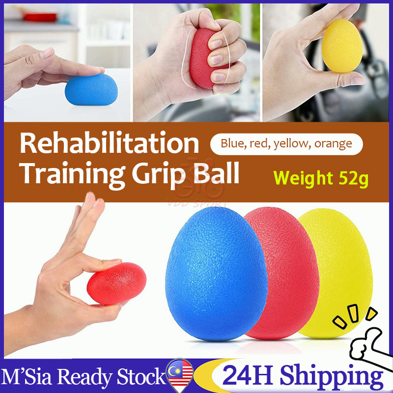 Hand Gripper Egg Hand Grip Ball Exercise Silicone Massage Therapy Grip