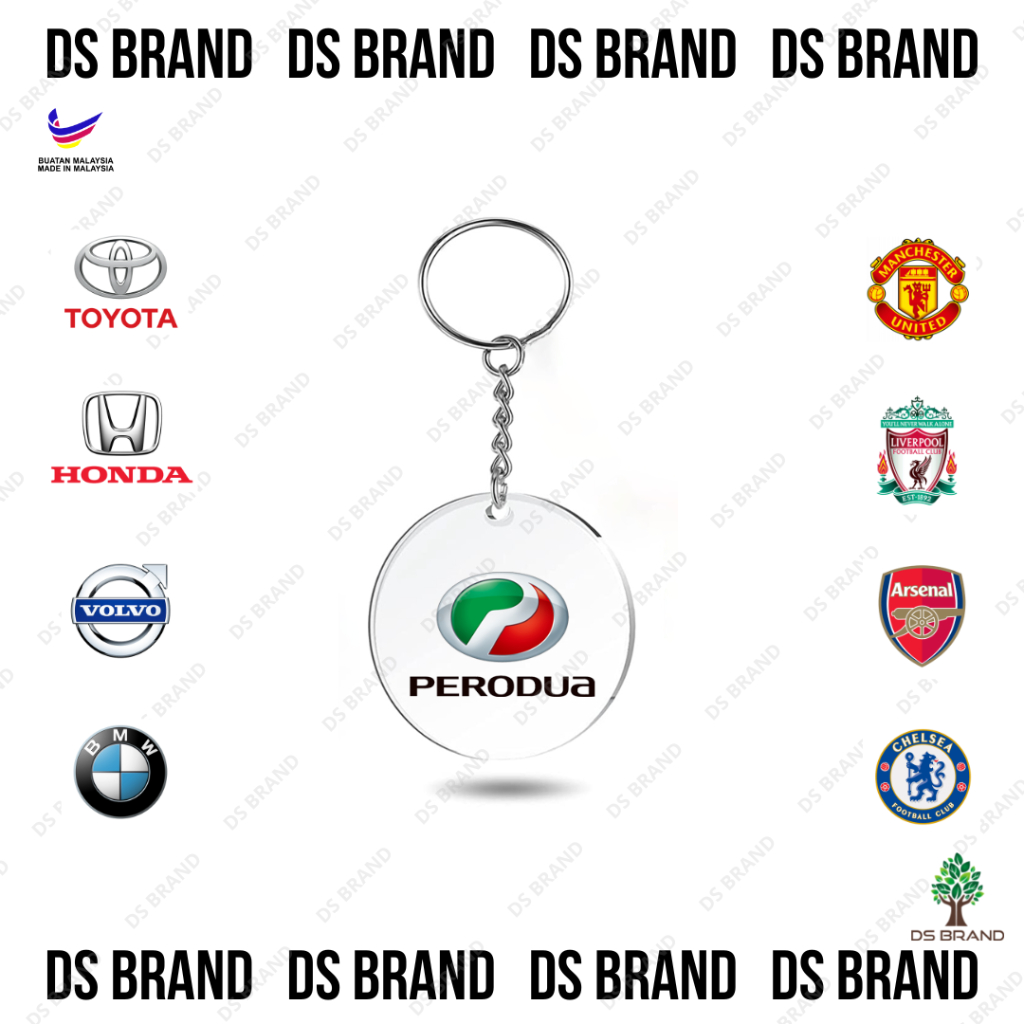 New Acrylic Car Logo keychain / Car Keychain / Creative Using UV