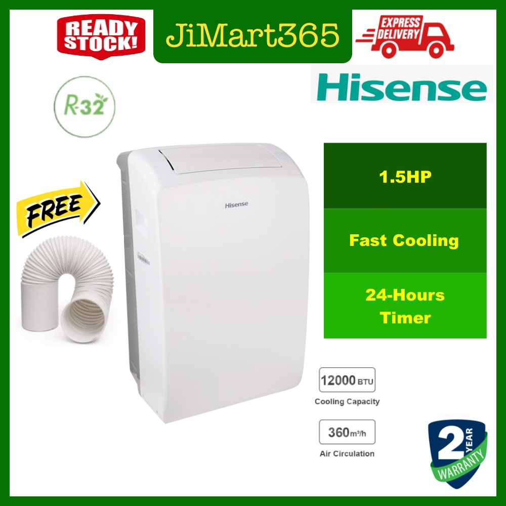 Hisense Midea R32 1.0HP/1.5HP Portable Air Conditioner AP09KVG