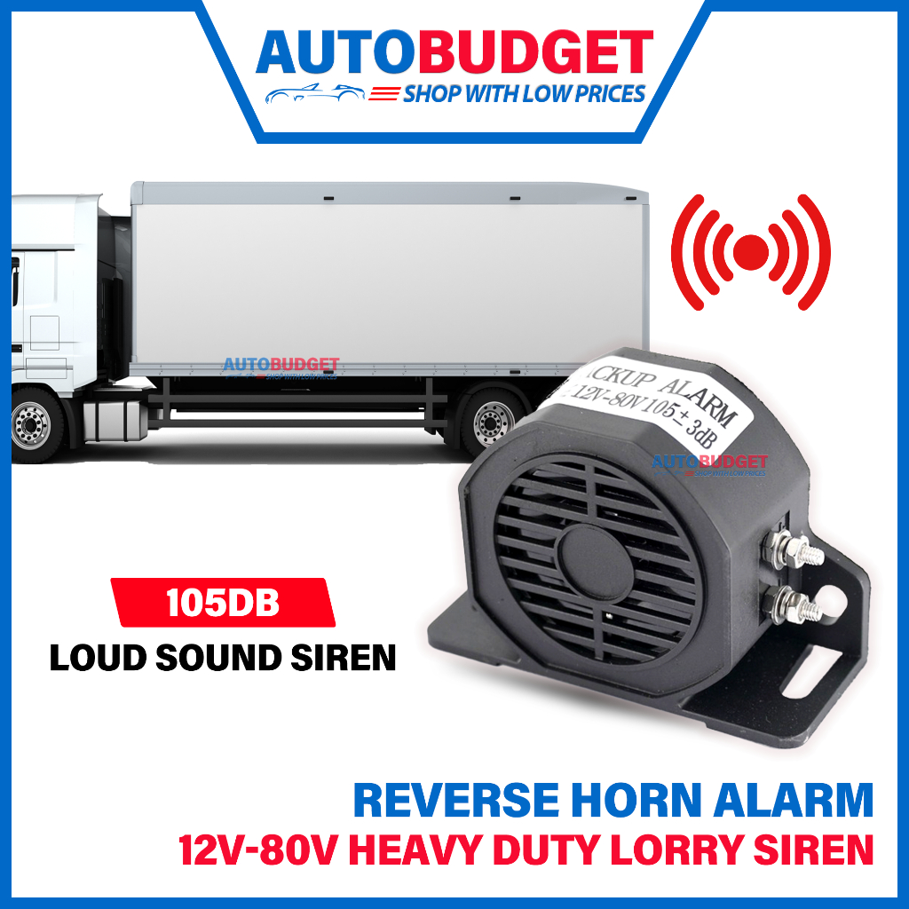 Reverse Horn K105 12V-80V 105dB Heavy Duty Waterproof Reverse Horn ...