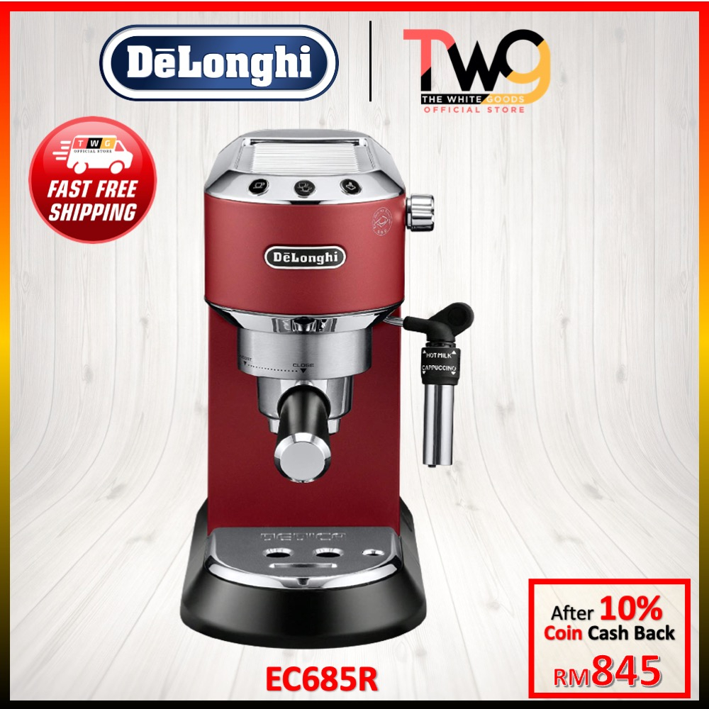 [FREE SHIPPING] Delonghi EC685R DEDICA 15Bar Pump Espresso Machine