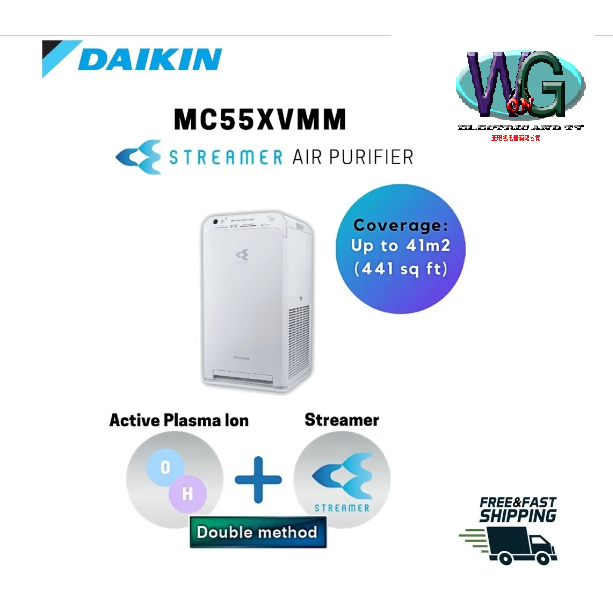 Daikin Streamer Air Purifier MC55XVMM Shopee Malaysia