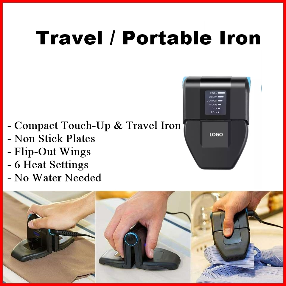 Seterika Mini Pelbagai Guna Mudah Alih Portable Travel Iron | Folding ...