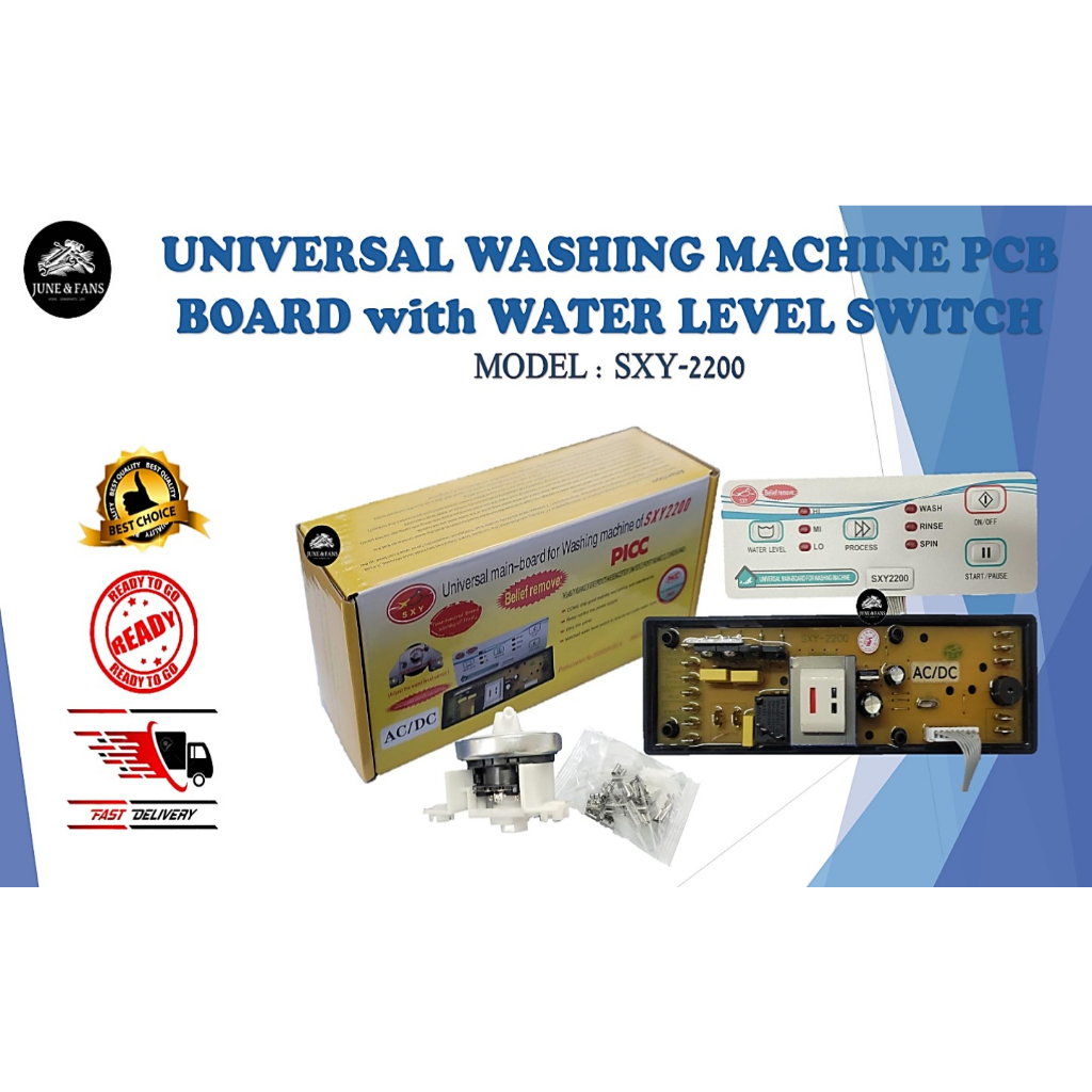SXY-2200 WASHING MACHINE UNIVERSAL PCB BOARD ( CONTROL BOARD ) | Shopee