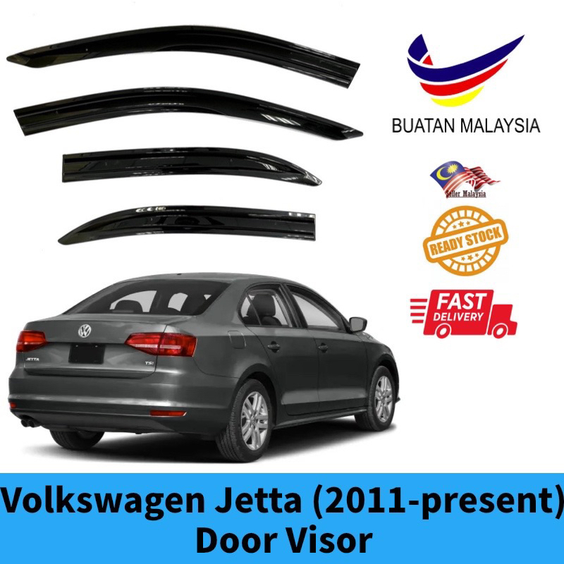Volkswagen Jetta Year 20112023 Acrylic Door Visor (Premium Quality