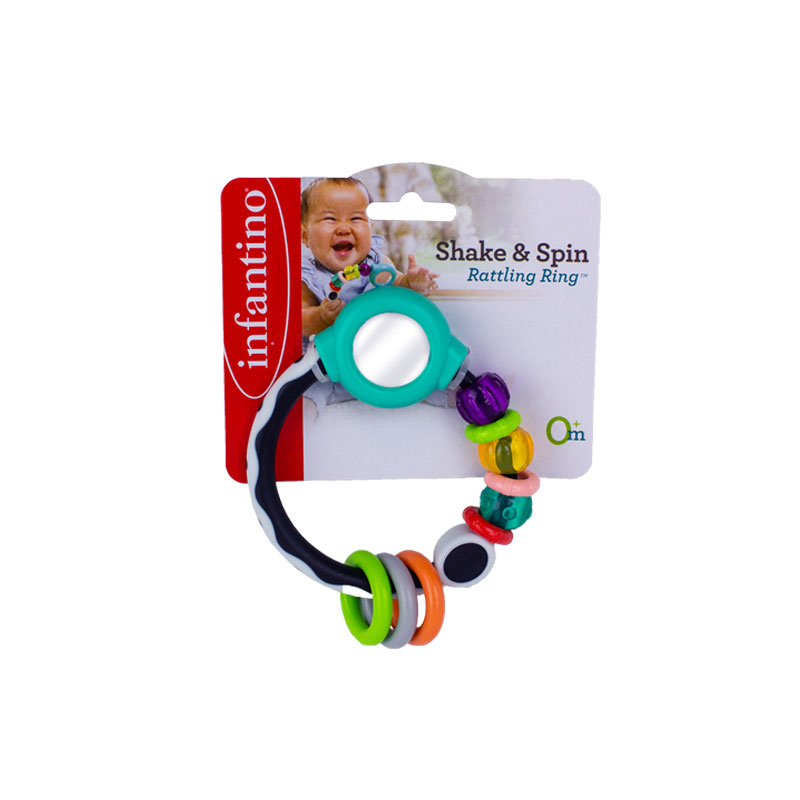 Infantino 005151 Shake & Spin Rattle Ring For Baby Age Grade 0m ...