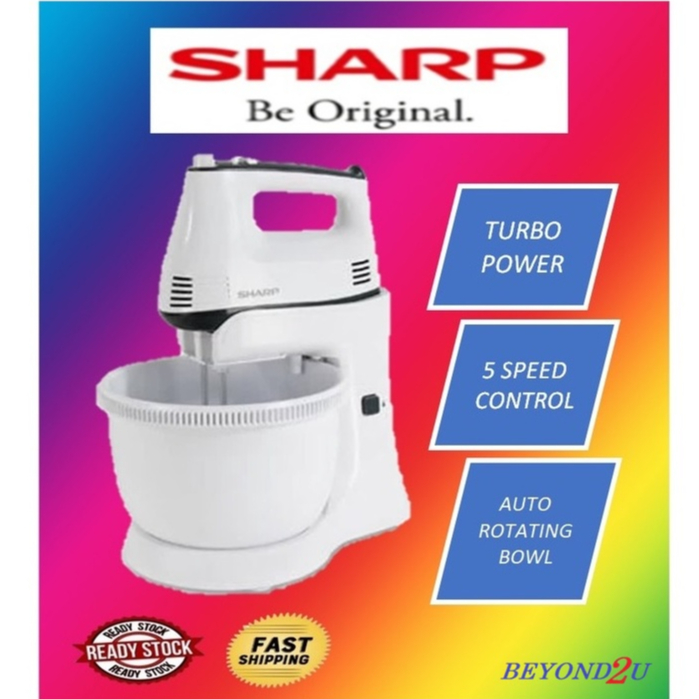 Sharp Stand Mixer 3.4L EM-S60WH (Free Bubble Wrap) | Shopee Malaysia