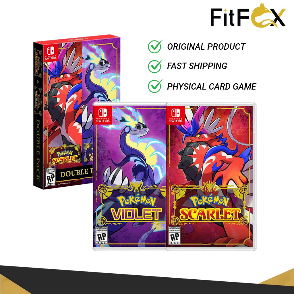 Pokémon Pokemon Scarlet / Violet / Double Pack 宝可梦: 朱/紫 - Eng/Chi 中英文版 ...
