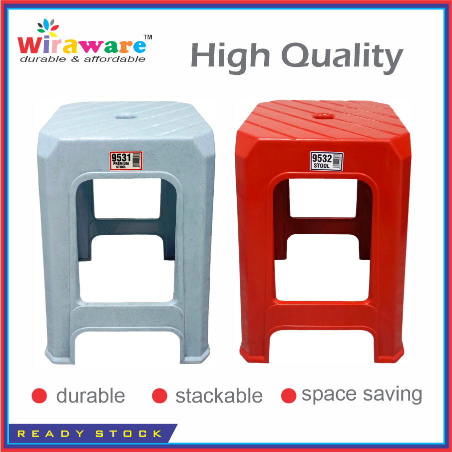 Plastic Chair / Plastic Round Chair / Kerusi Plastik / Stool Shopee