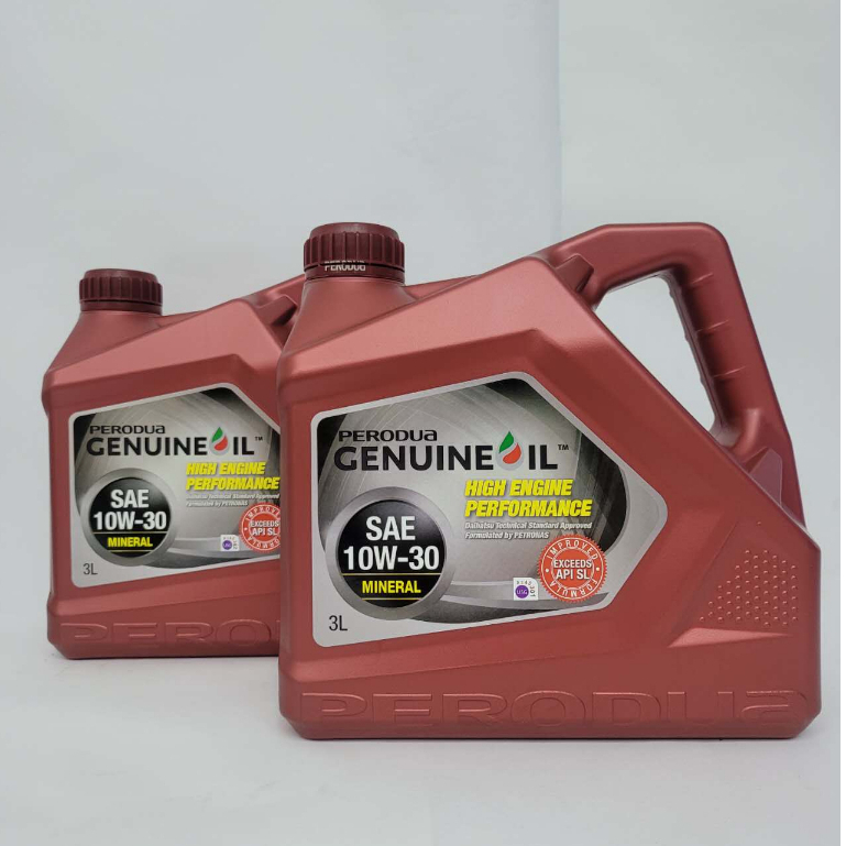 New Packaging Perodua Genuine Mineral W L Engine Oil With