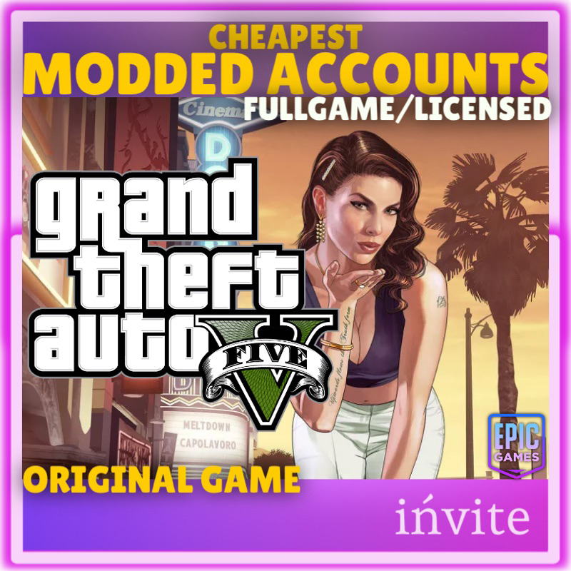 ińv GTA 5 Online Modded Accounts Grand Theft Auto V Money Level