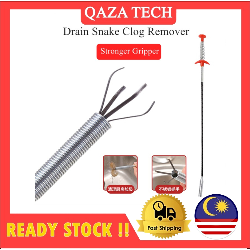 Flexible Pipe Dredger for Household Cleaning, Unclogs Drains and