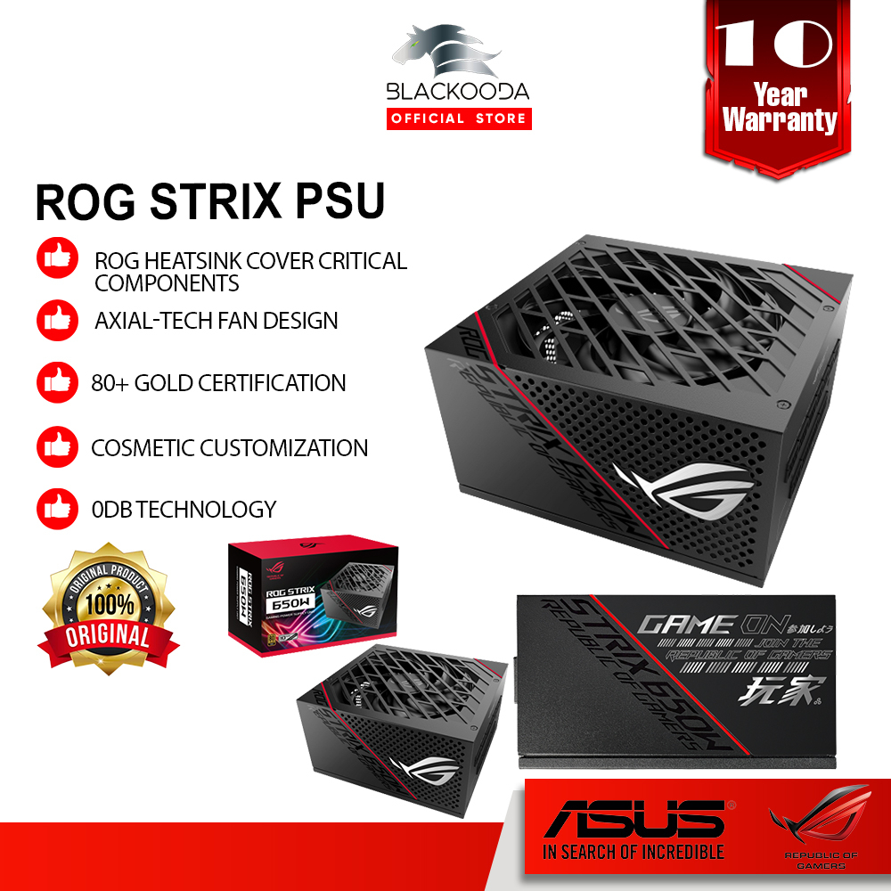 Asus ROG Strix Series ( 650W / 850W ) 80Plus Gold Power Supply // Full
