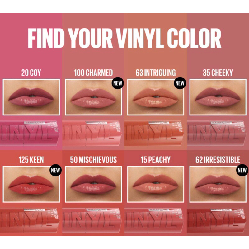 Maybelline Super Stay Vinyl Ink Transfer Proof Shine Longwear Lipstick