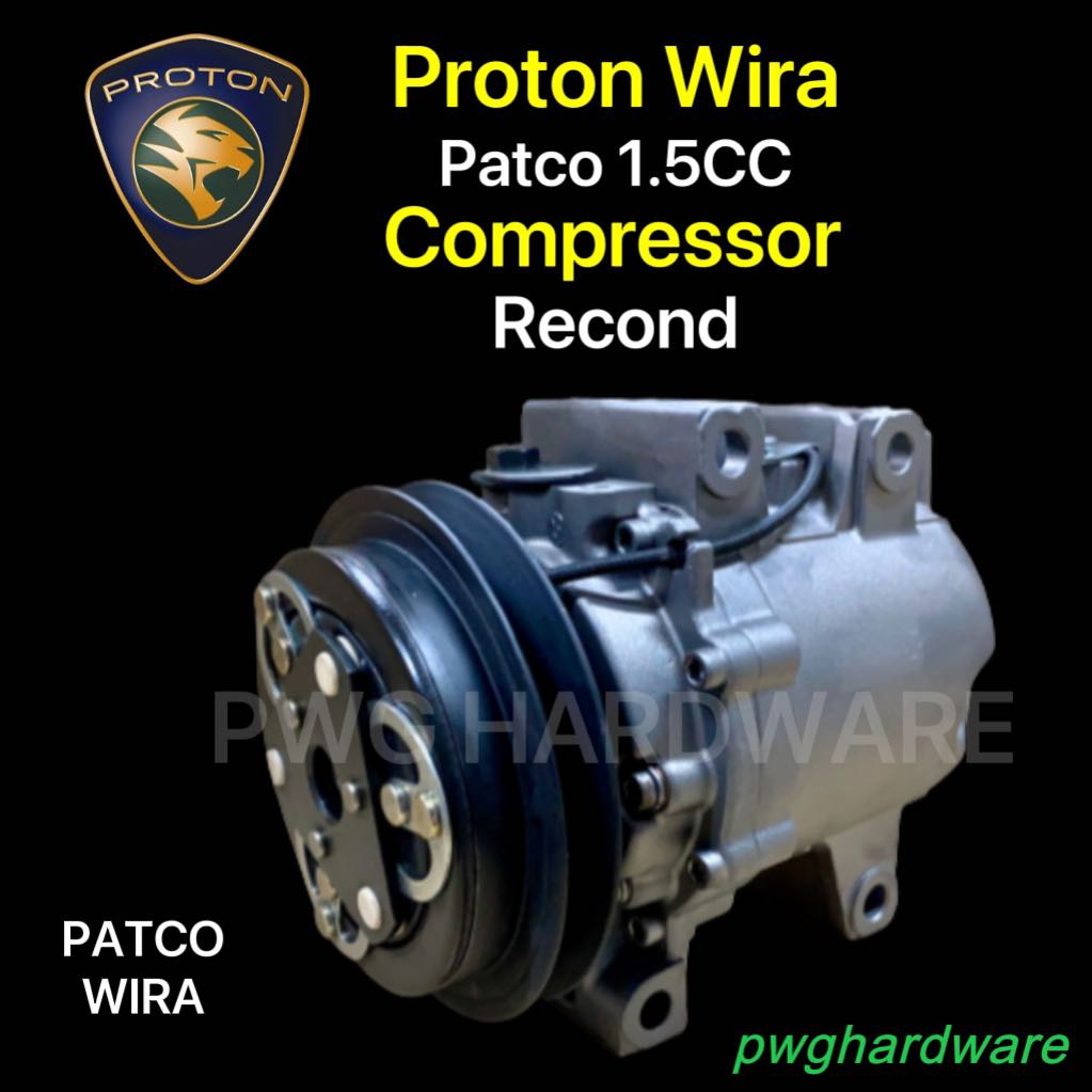 Recond Original Patco Wira 1.5cc AirCond Compressor /Proton Wira 1.5cc ...