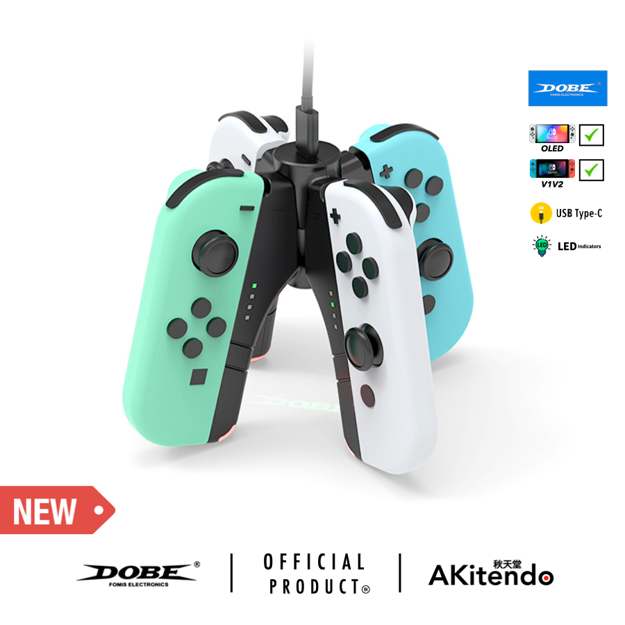 DOBE Joycon Charging Handle Grip Nintendo Switch OLED Controller Fast