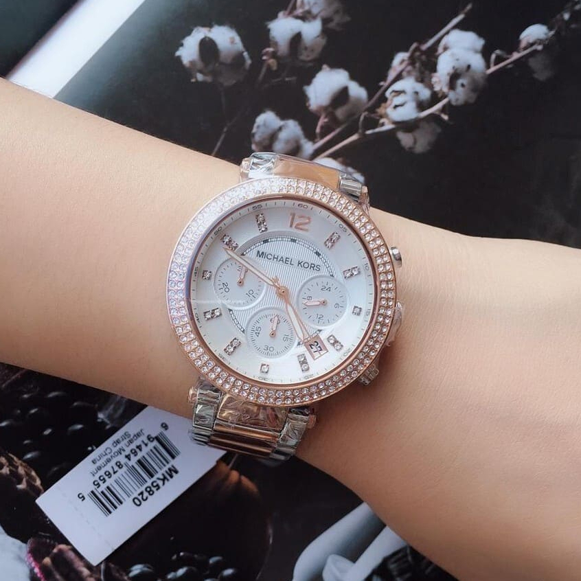 Original Michael Kors Parker Stainless Steel Womens Watch MK5491 MK5354  MK5820 | Shopee Malaysia