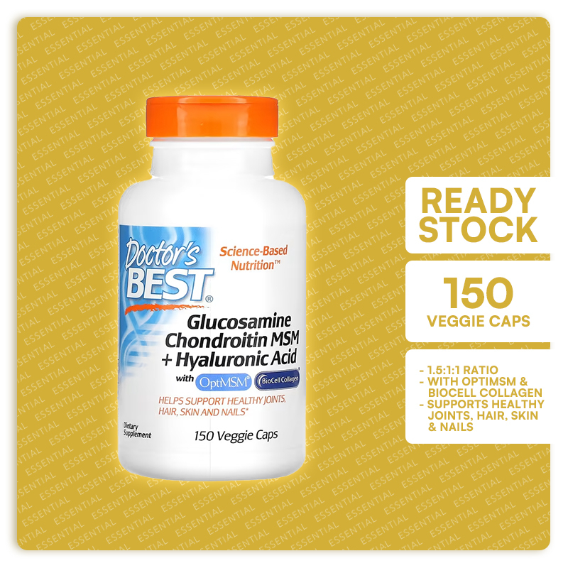 [Ready Stock][EXP 04/2024] Doctor's Best Glucosamine Chondroitin MSM
