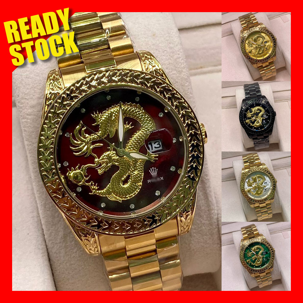 JAM DRAGON KL GANGSTER JAM NAGA JAM TANGAN STEEL MURAH Shopee Malaysia