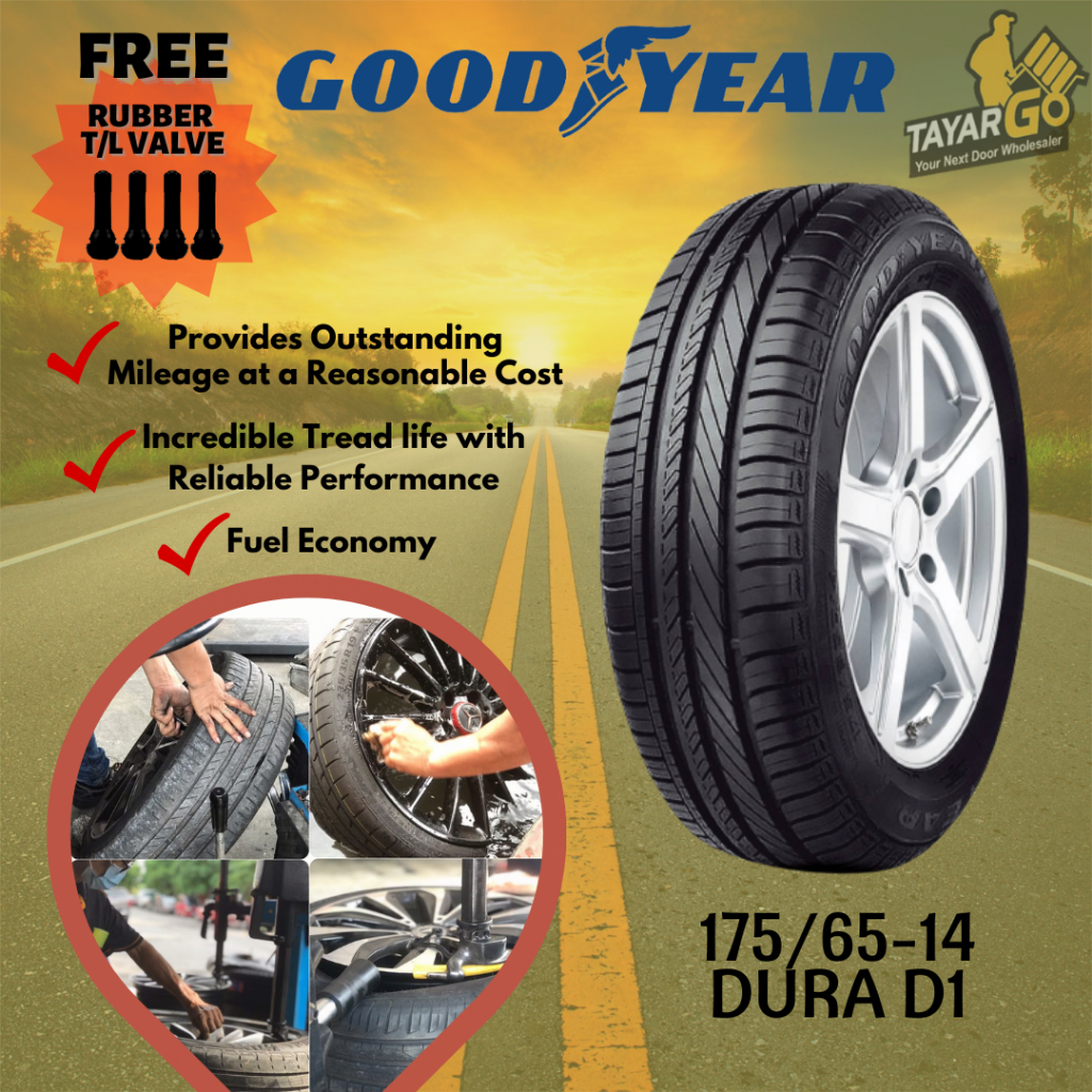 TAYARGO New Tayar Kereta 175 65 14 Goodyear Tyre Atlas Tyre China Tyre
