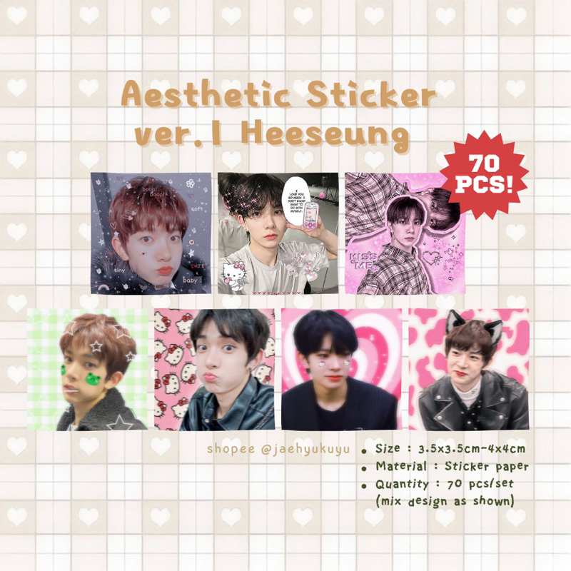 (P4) TXT Enhypen Stray kids Ateez P1Harmony Happy Mail Sticker ...