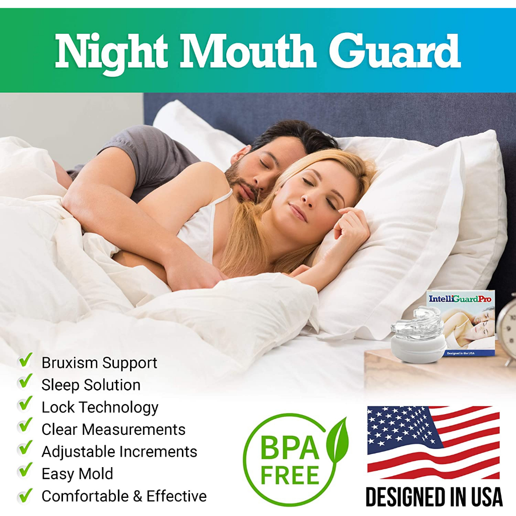🇺🇸 Snore Eliminator PRO 2.0 MultiAdjustable Anti Snoring Mouth Guard