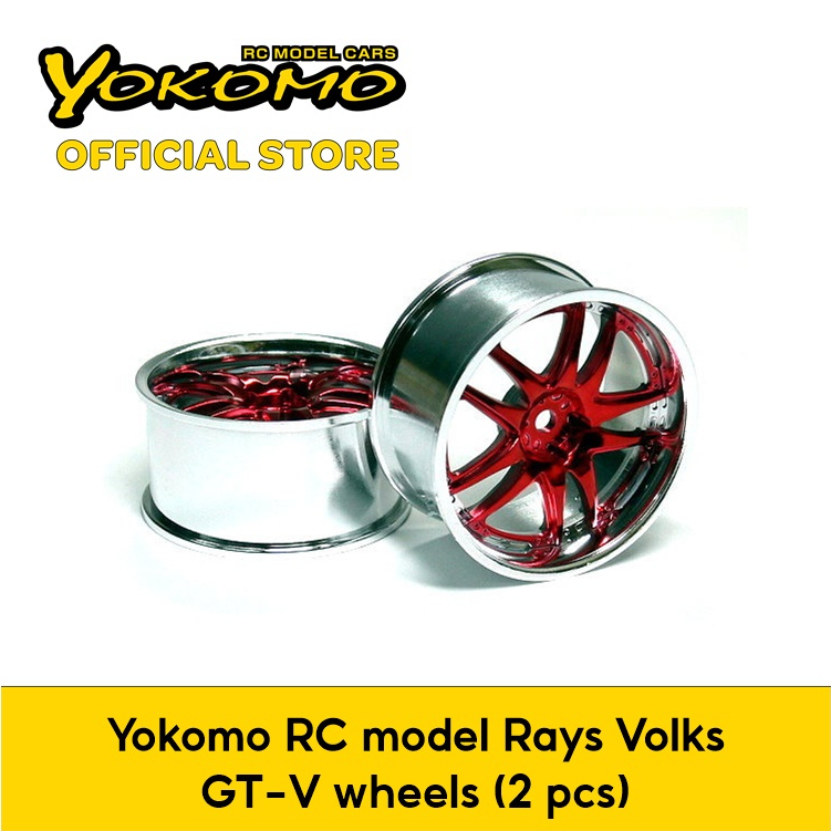 Yokomo RC Model Rays Volk GTV Wheels (2pcs) WT755 for remote control