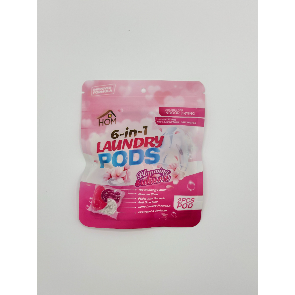 HOM Laundry Pod (2pcs per pack) Shopee Malaysia