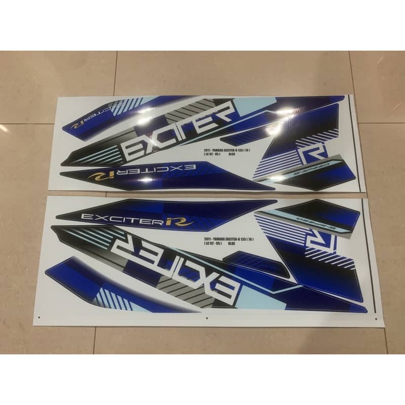 Yamaha LC 135 Sticker Exciter R Vietnam V2 V3 V4 V5 V6 V7 LC Stripe