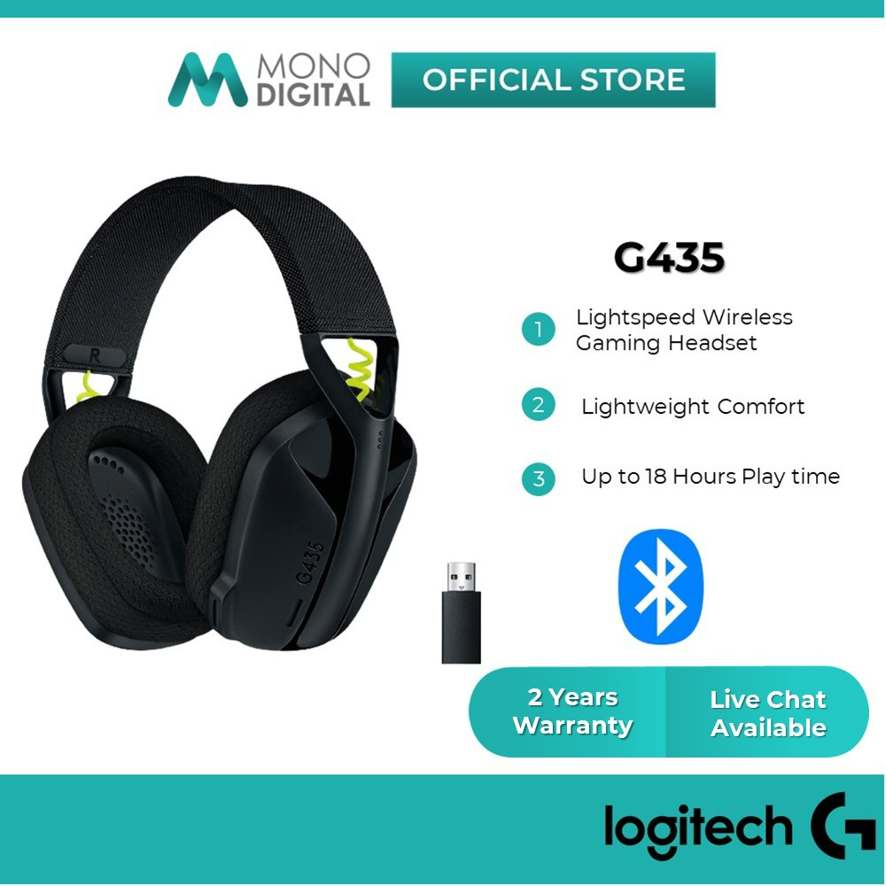 Logitech G435 LIGHTSPEED Wireless Headset UNBOXING 
