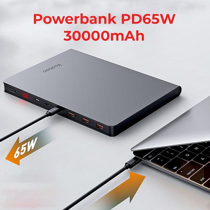 YOOBAO PD65W POWER BANK QUICK CHARGING POWER BANK 30000mAh Shopee