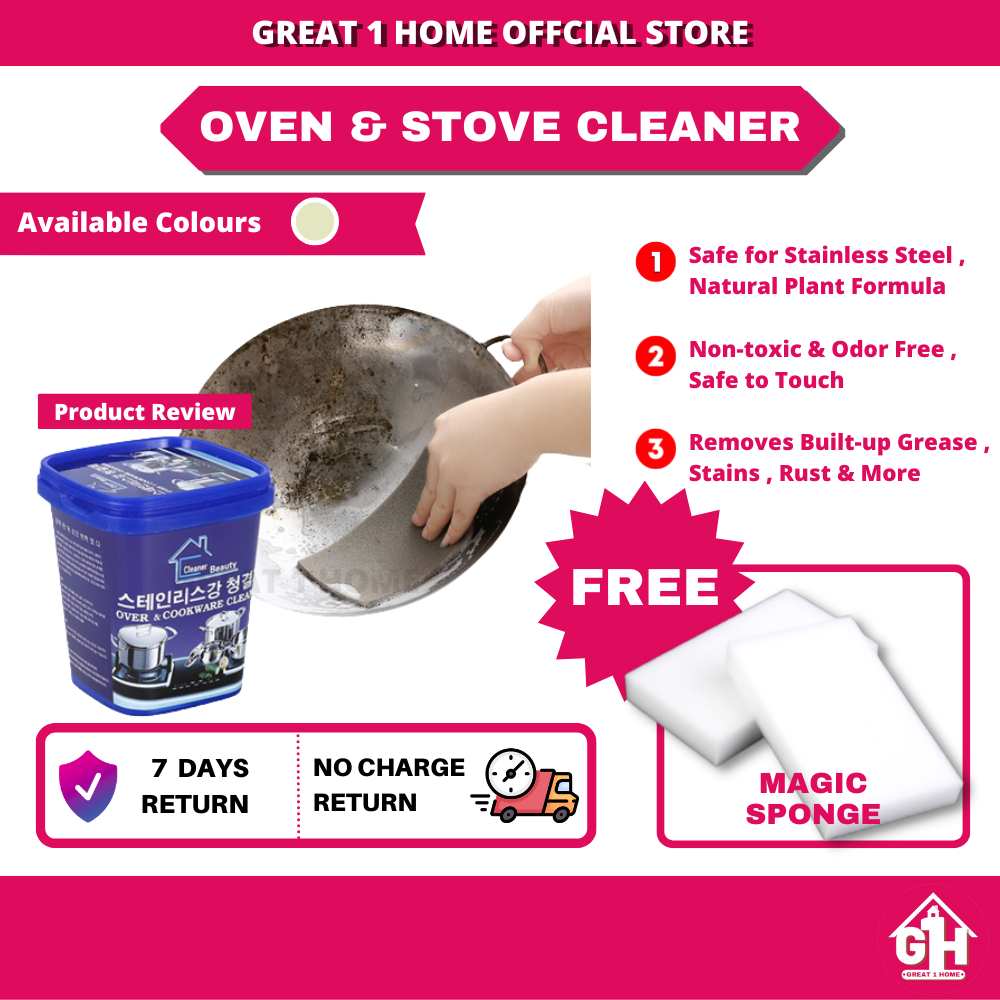 Free Sponge 500g Korea Magic Cookware Cleaner Rust Remover Stainless