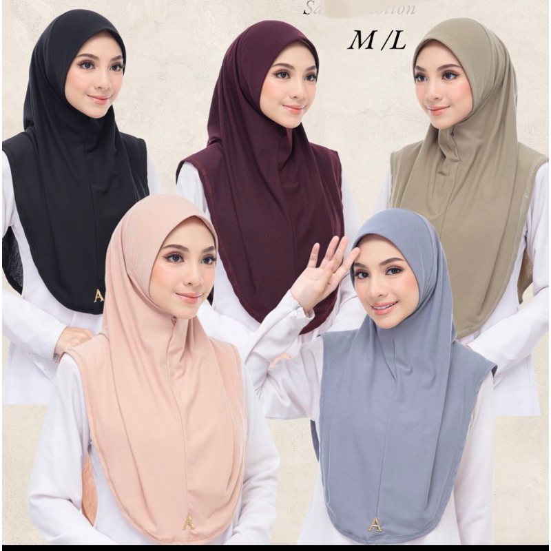 TUDUNG SARUNG MOSCREPE AND AWNING MOSCREPE | Shopee Malaysia